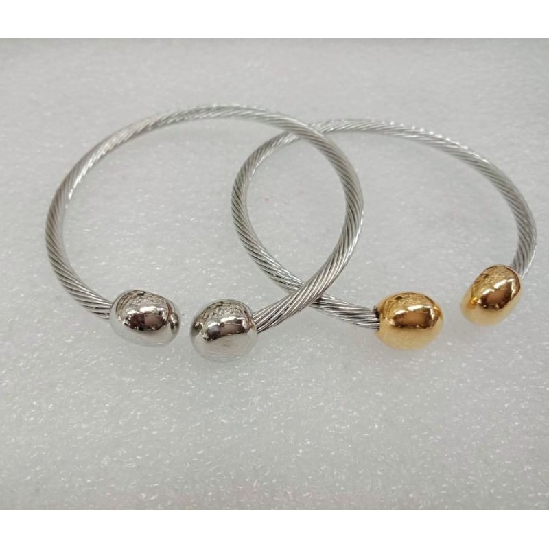 Gelang Titanium wanita model Tinju magnetic anti karat