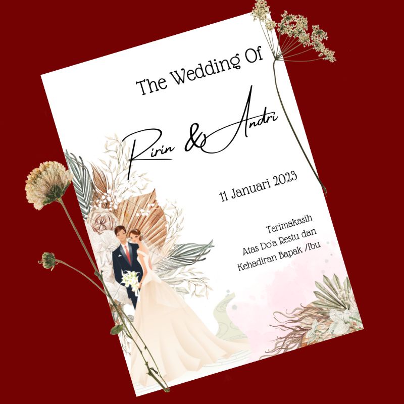 Kartu / Voucher Souvenir | Kartu Pengambilan Makanan | Kartu Ucapan