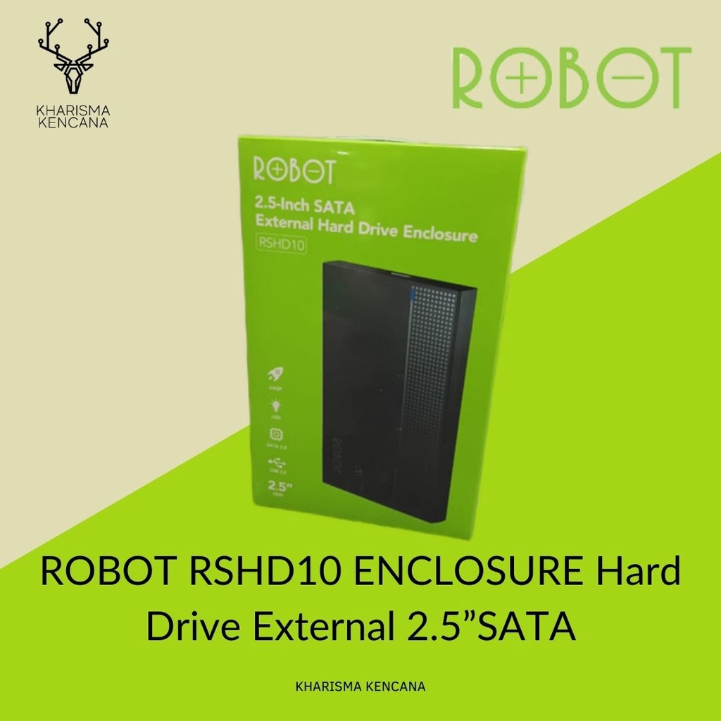 ROBOT RSHD10 ENCLOSURE Hard Drive External 2.5”SATA