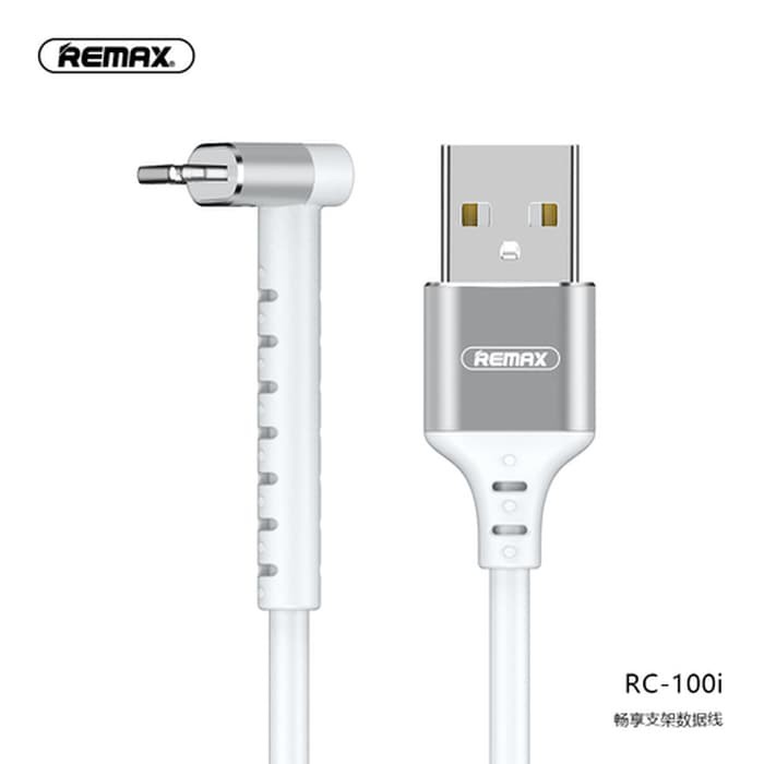 REMAX Joy Series 2 In 1 Data Cable &amp; Phone Holder RC-100i Lighning