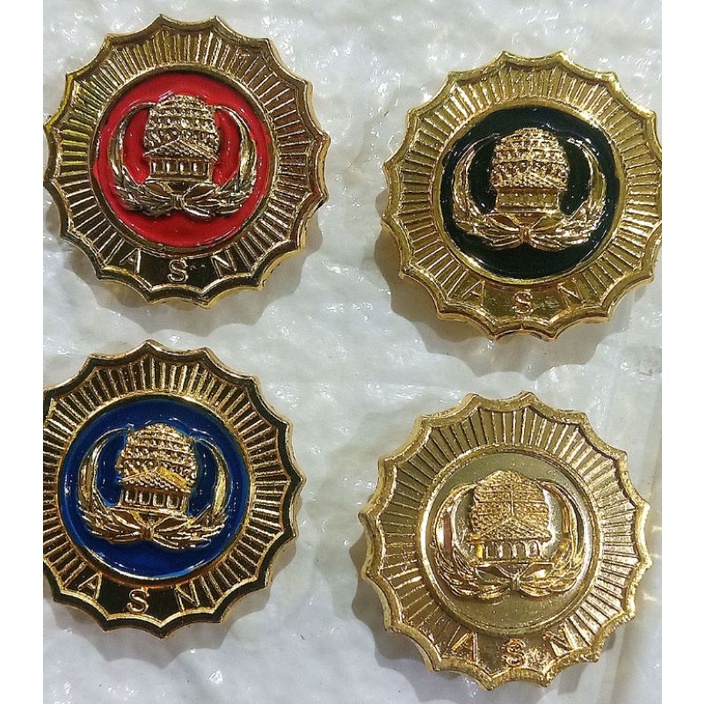 PIN ASN Magnet Pin KORPRI Golongan Kuningan