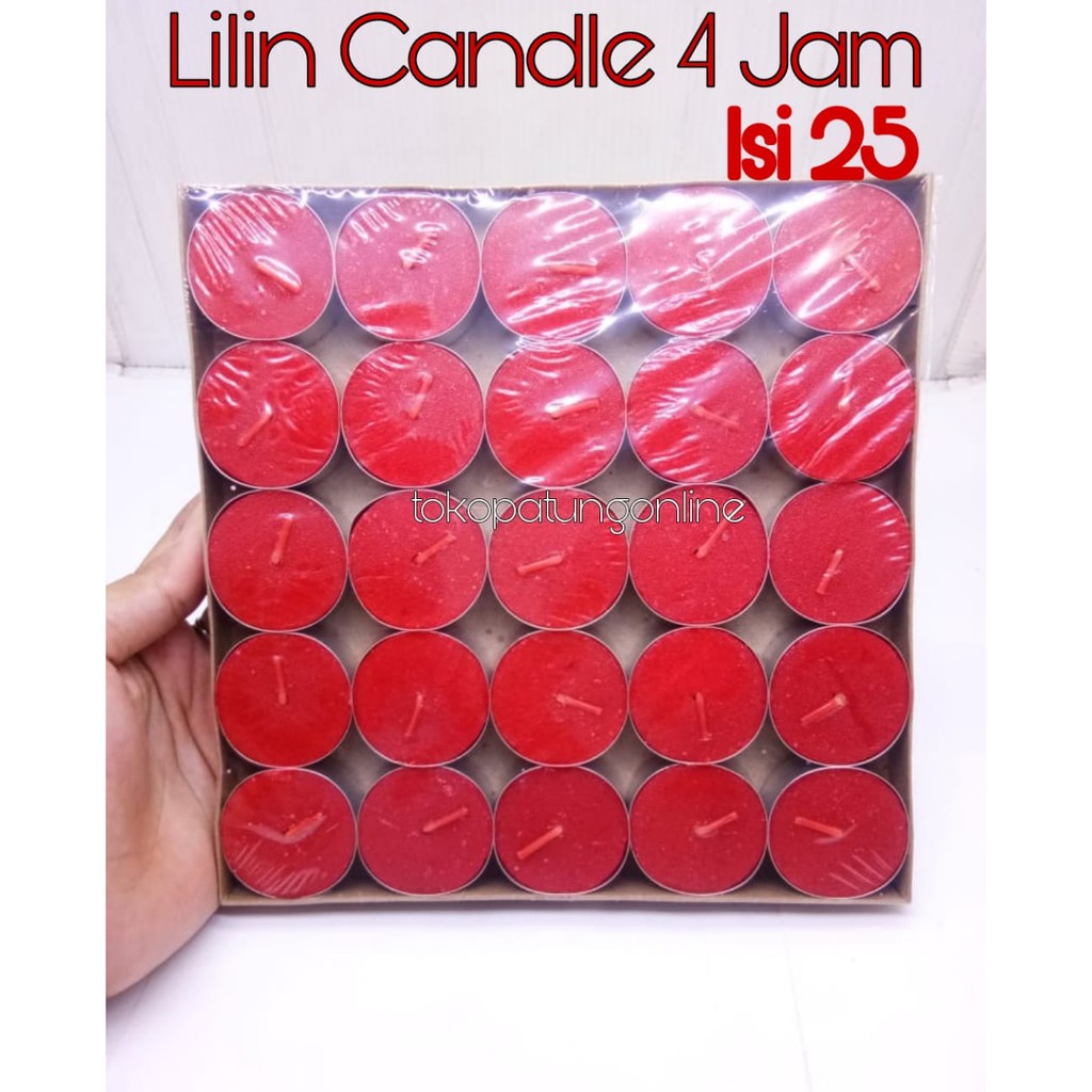 Lilin Murah Tealight Aromaterapi 4 jam Kode B