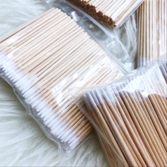 100 pcs wooden stick wood stick stik aplikasi anastesi sulam eyelash extension primer