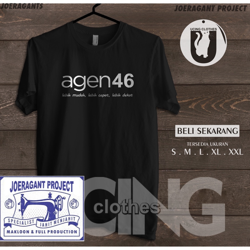 Kaos Baju Agen 46 Agen BNI 46 Logo Kaos Perusahaan joeragants