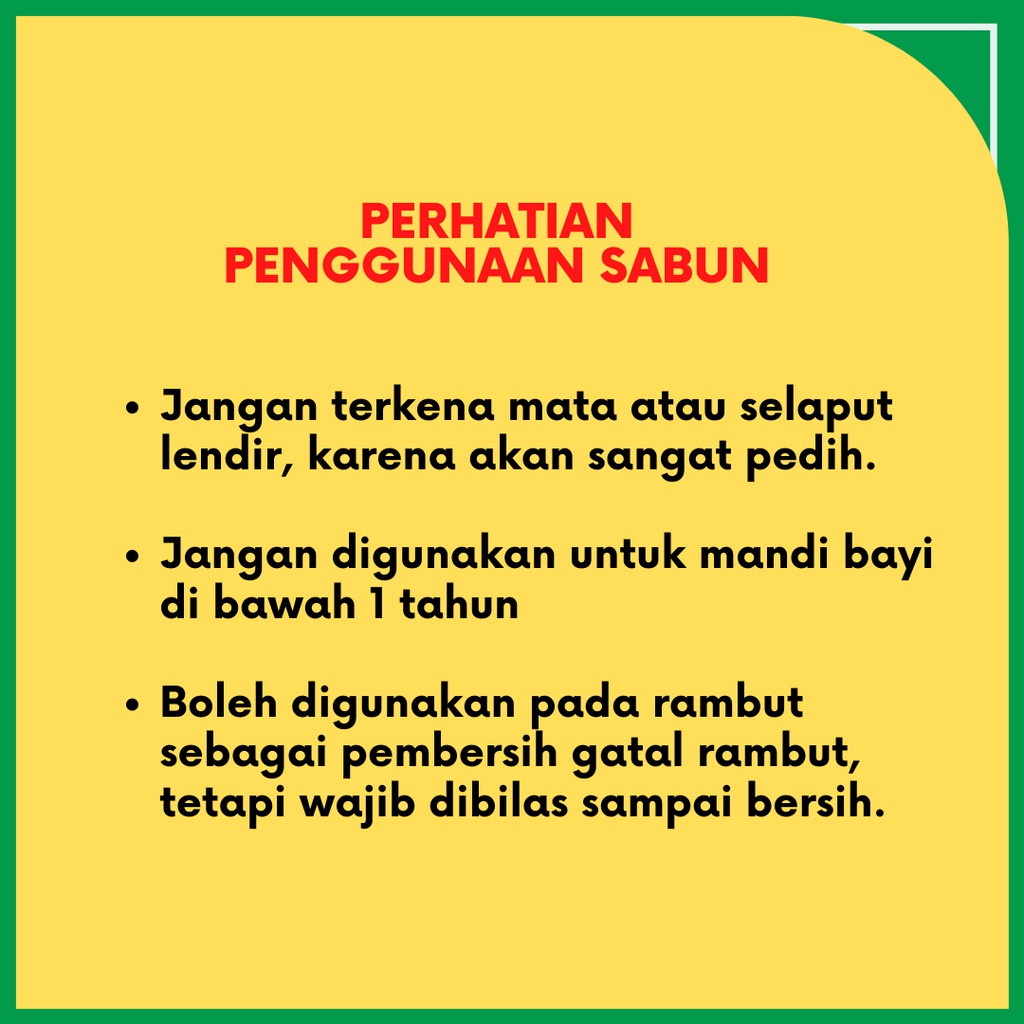 SABUN JERAWAT LUKA DAN ANTI GATAL TETULUNG SABUN BINAHONG