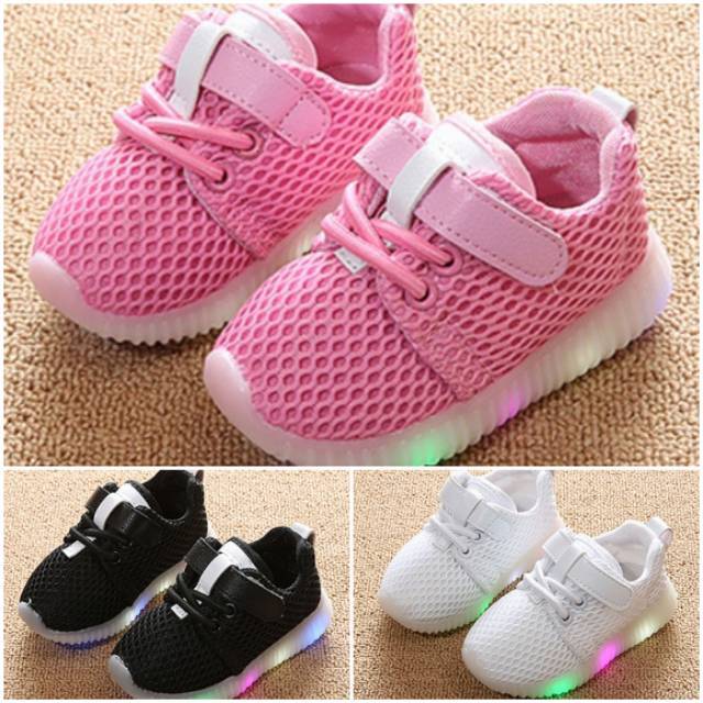 Sepatu Lampu LED Bayi Anak Sneaker Import S09