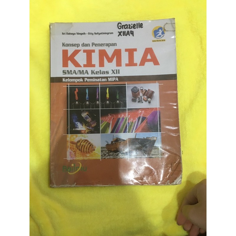 BUKU KIMIA KELAS 12 BAILMU