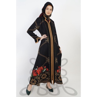 Abaya Hikmat Terbaru A5633 Black