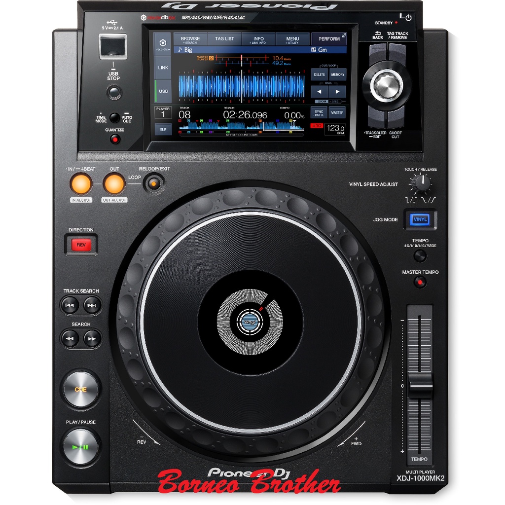 Pioneer Dj XDJ-1000 MK2 XDJ1000MK2 Original Dj Multi Player XDJ 1000