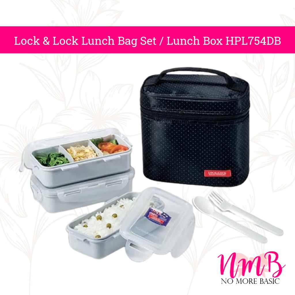 Lock Lock Lunch Bag Set Lunch Box HPL754DB