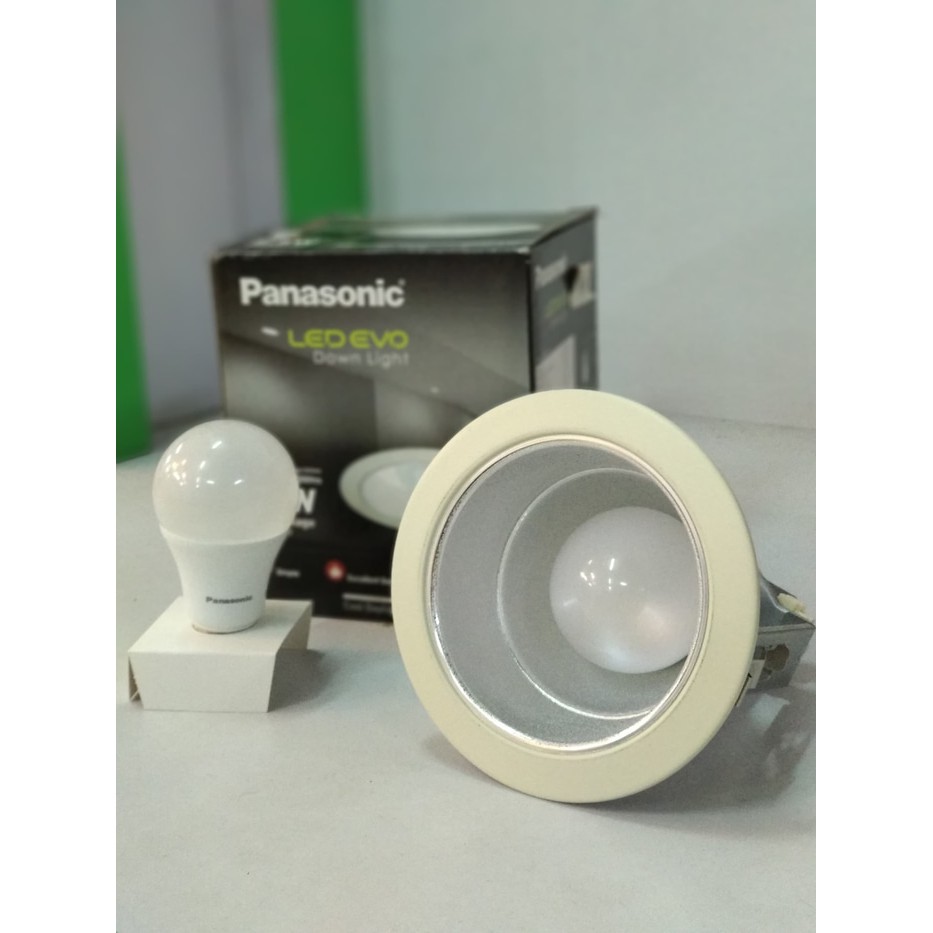 Lampu Downlight PANASONIC LED EVO Free Bohlam 6,5 Watt