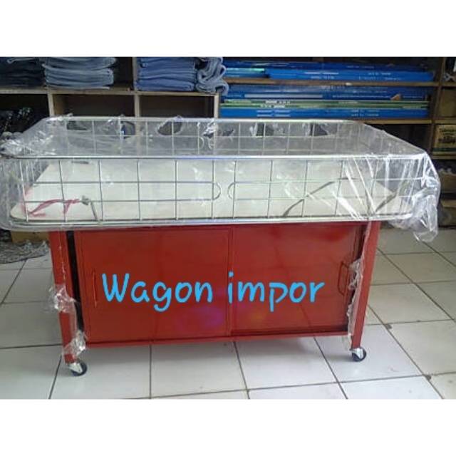 Keranjang wagon besi lemari