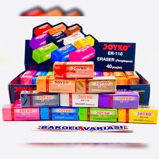 

Ready stock] penghapus joyko pelangi panjang ER-110 isi 40 pcs