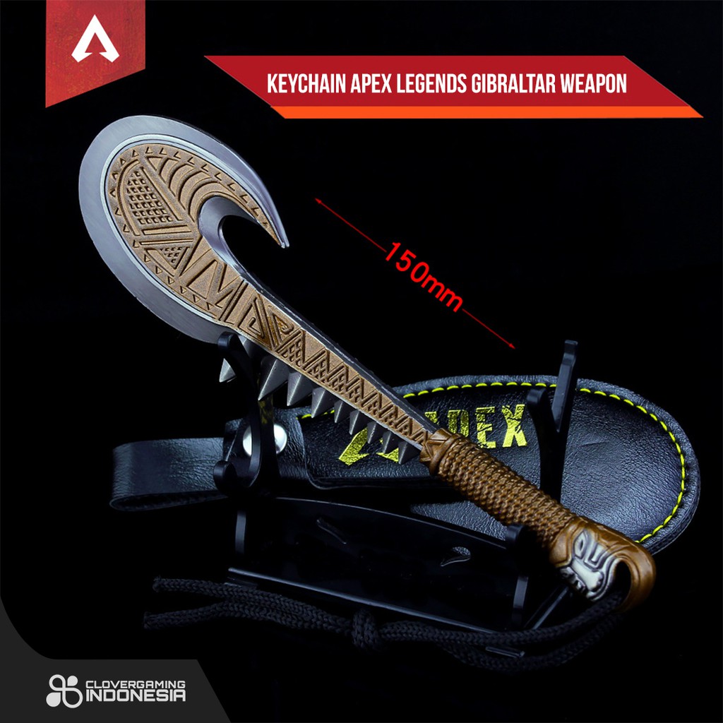 Keychain Apex Legends Gibraltar Weapon - Miniature Gaming