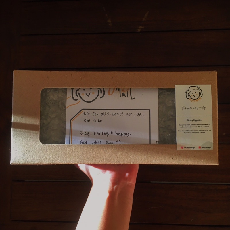 

JOY PACKAGE - HAMPERS GRADUATION/ WISUDA/ BIRTHDAY/ ULANG TAHUN (6 pcs PREMIUM SOFT BAKED COOKIES) Gift / Hampers