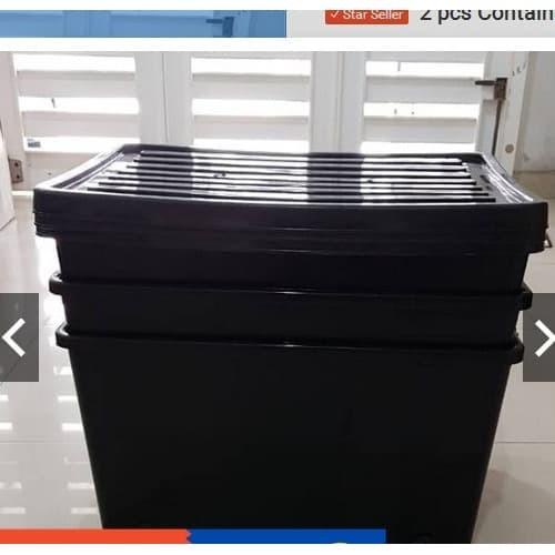 

Kiran | 2 Pcs Container Box Hitam 65 Khusus Kirim Jne Trucking