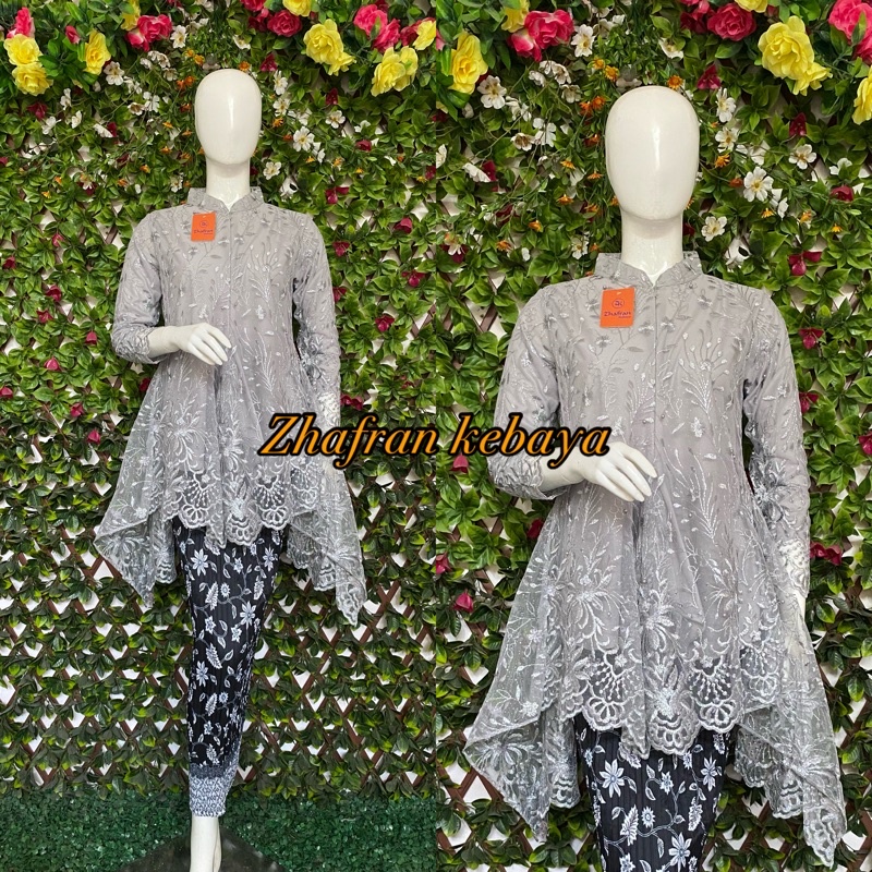 Kebaya Modern Tunik Kebaya Busui Bahan Tulle Favorite/Sanghai-2