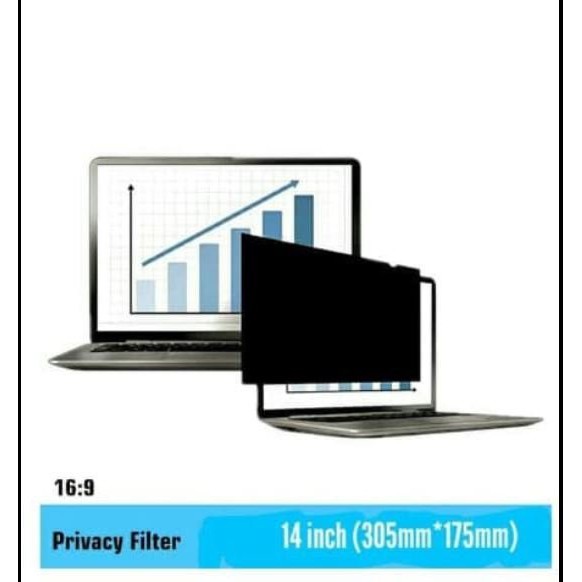 Dijual Filter Anti spy Laptop 14 inch Privacy Screen Guard Anti Spy Notebook Diskon