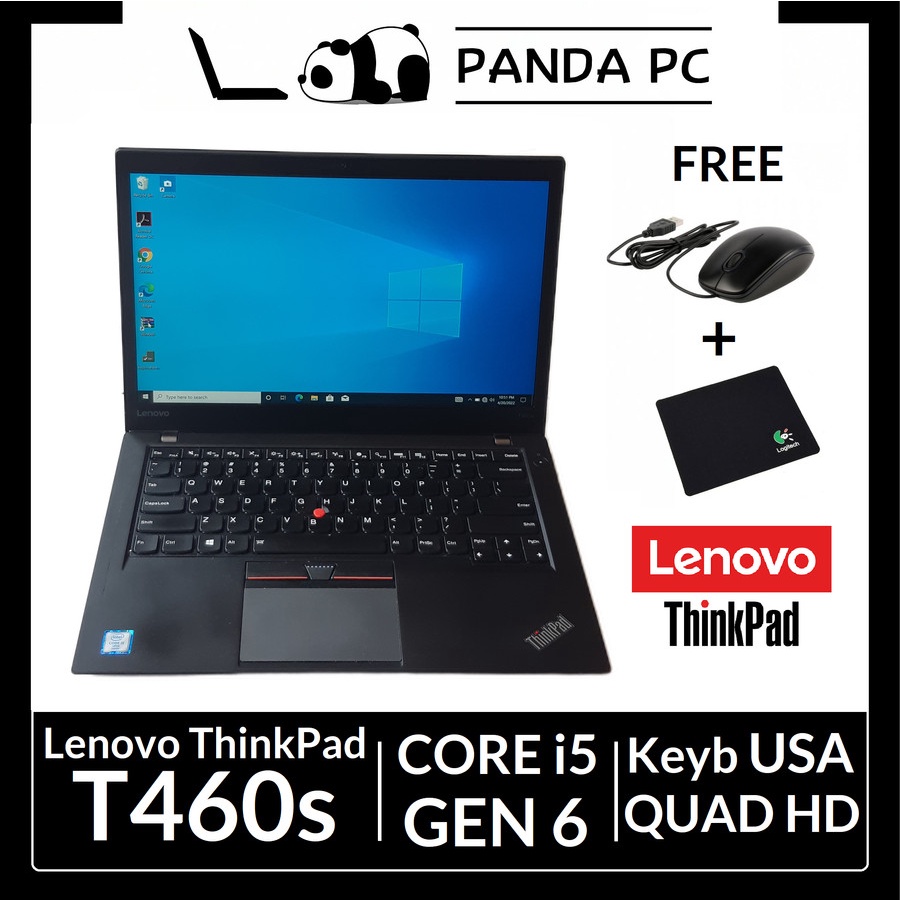 Lenovo ThinkPad T460s Core i5 6th Gen - 14 Inch Quad HD Laptop Second