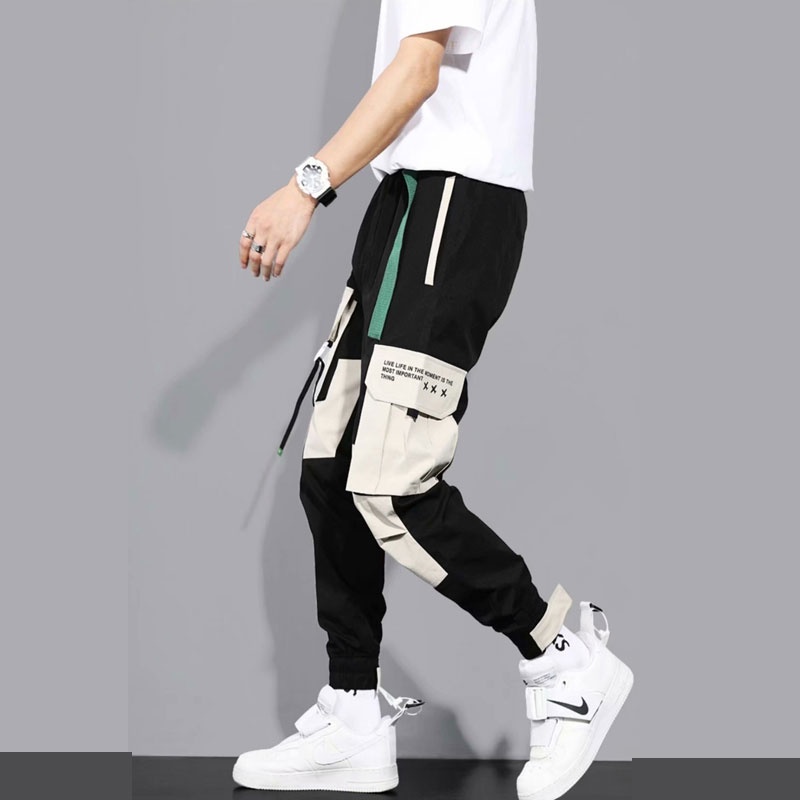 CELANA PANJANG JOGGER KASUAL FASHION KOREAN HIP-HOP TALI JOGGER CELANA TERMURAH PRIA DAN WANITA