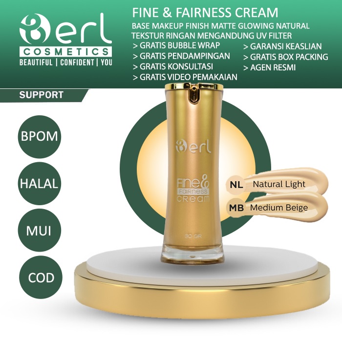 FINE &amp; FAIRNESS CREAM B ERL COSMETICSB ERL FINE &amp; FAIRNESS CREAM (FFC)