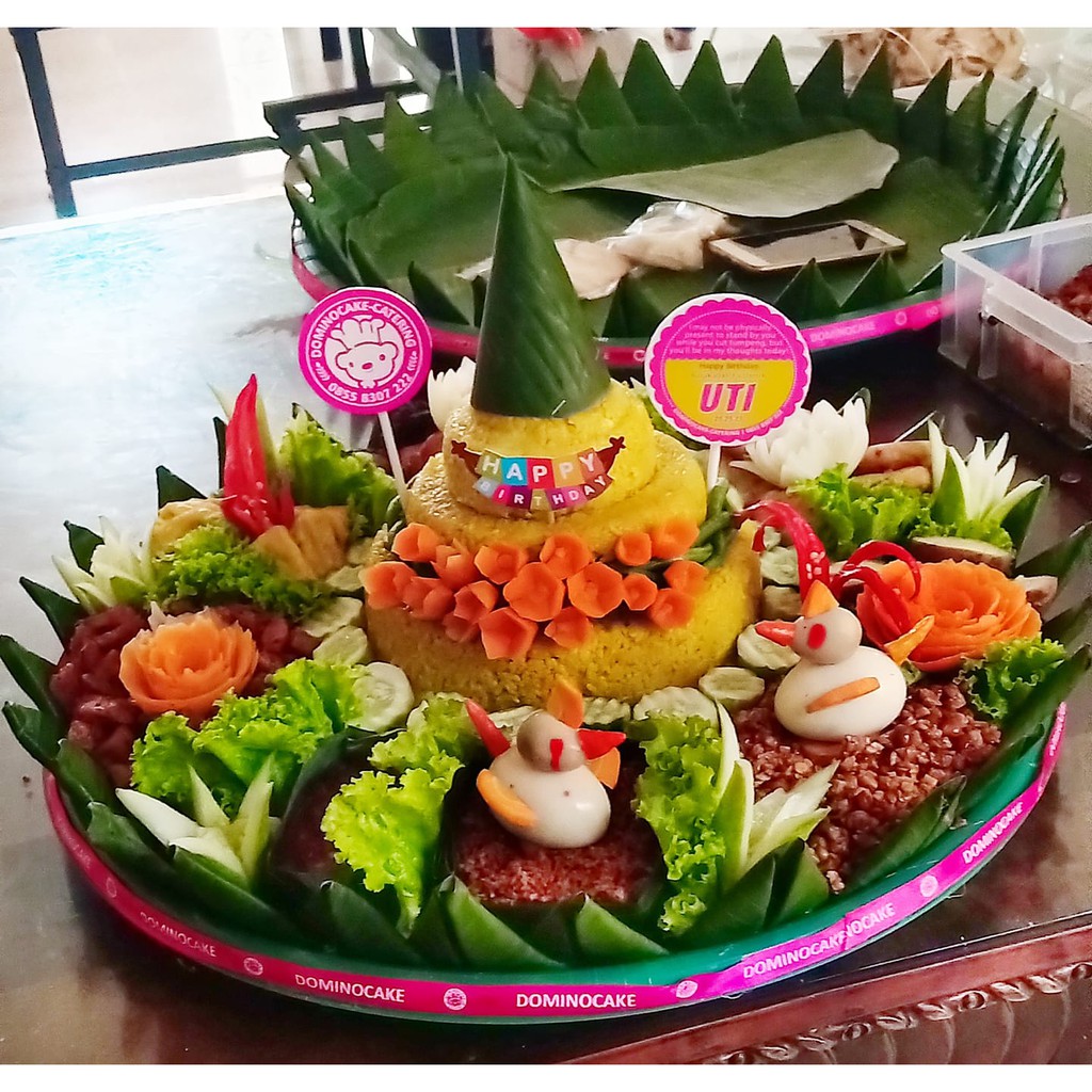 Jual Nasi Tumpeng Tampah Tumpeng Tampah Nasi Tampah Dominocake