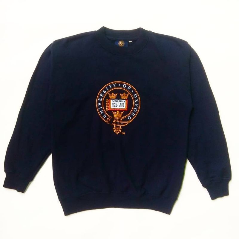 Crewneck University of Oxford original NOT Vintage Hoodie Harvard
