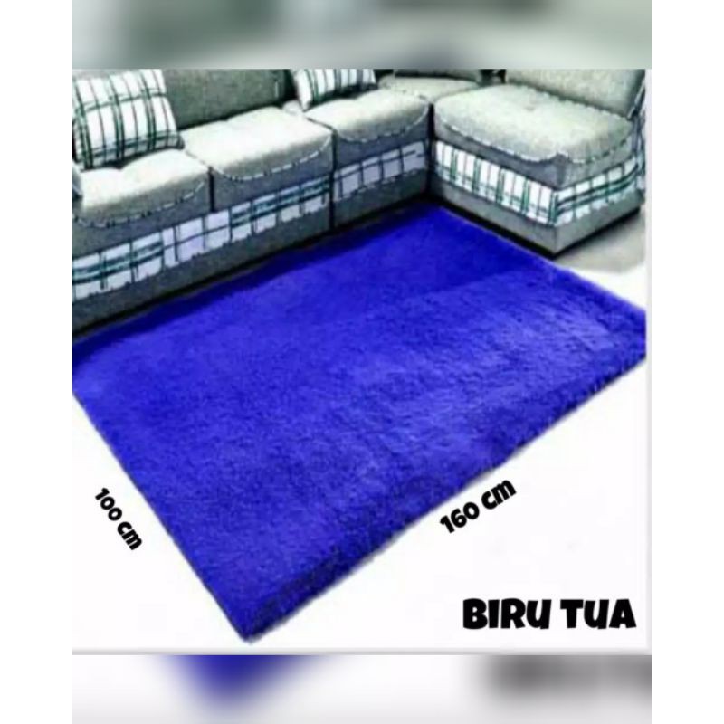 karpet bulu rasfur lembut ukuran 100×160×5cm murah bisa cod