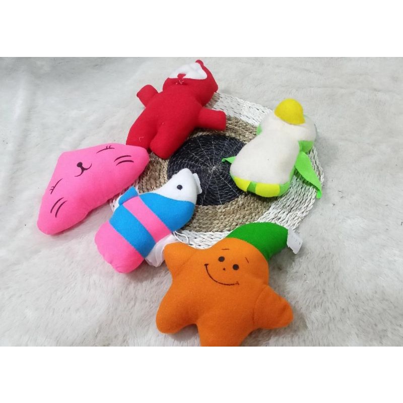 boneka cantik bahan flanel mini