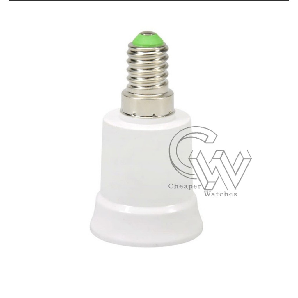 Cheaper-20pcs-Fitting Lampu E14 ke E27 Converter Adapter Penyambung Berkualitas Termurah