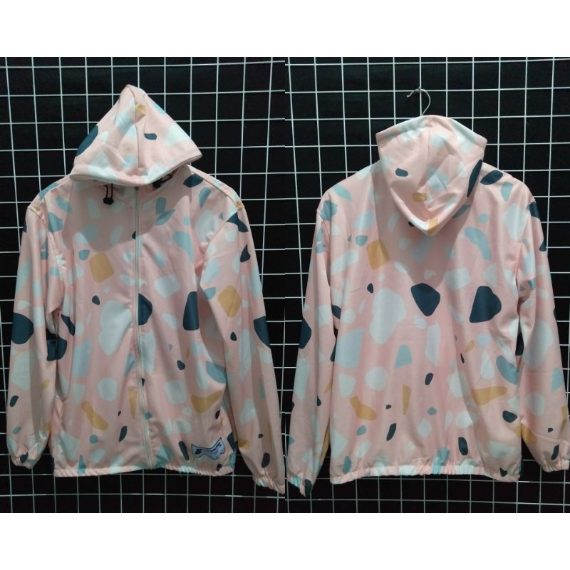 Jaket Sepeda Wanita Jaket Motif Printing/Jaket Goews-peace batu