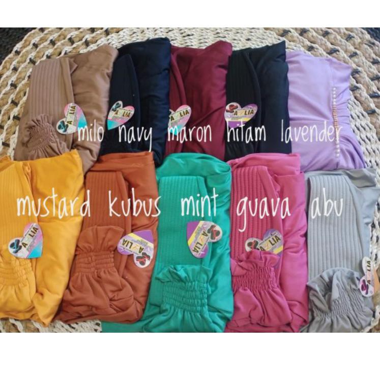 Restock Hijab khimar Lengan Permata Hijab Jersey Bergo Tangan Payet