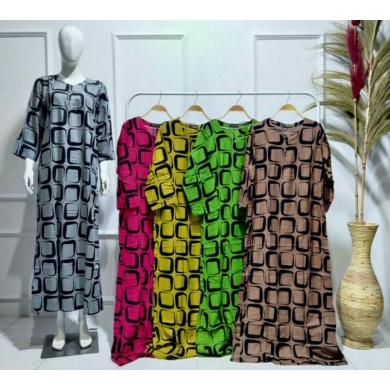 daster batik longdress rayon super