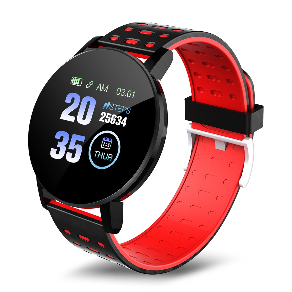 SPORT METAL SMART WATCH Heart Rate Sleep Monitor Anti Air iOs Android