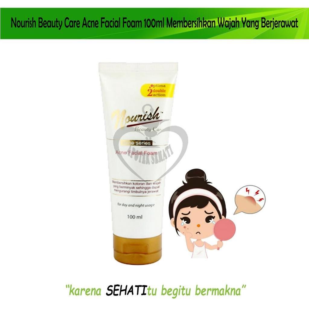 Nourish Beauty Care Acne Facial Foam 100ml Pembersih Jerawat