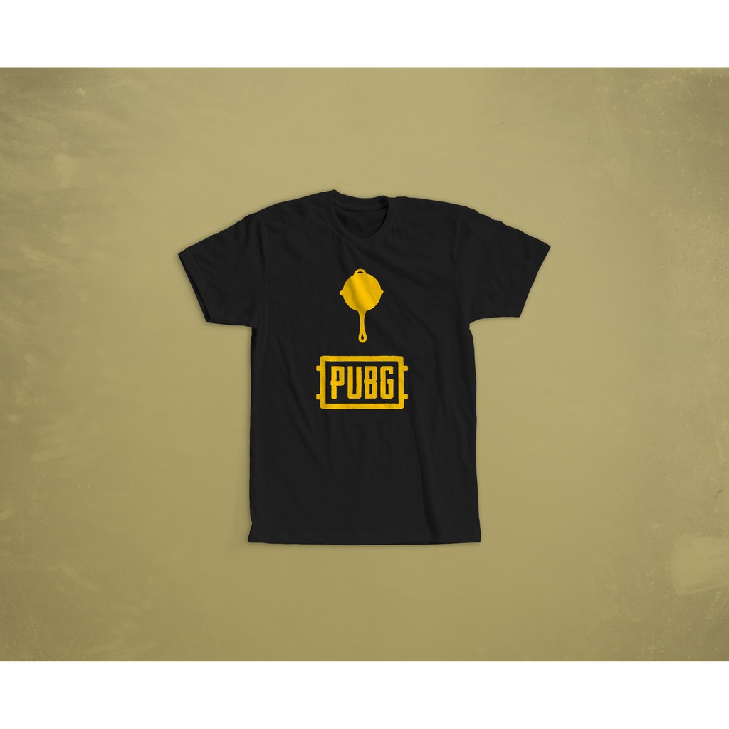 KAOS BAJU TSHIRT COMBED 30S PUBG CHICKEN DINNER KODE J1