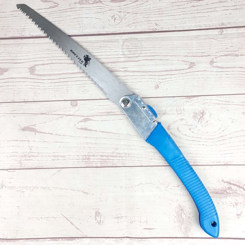 KNIFEZER Waist Saw Gergaji Lipat Portabel - LA145 - Blue