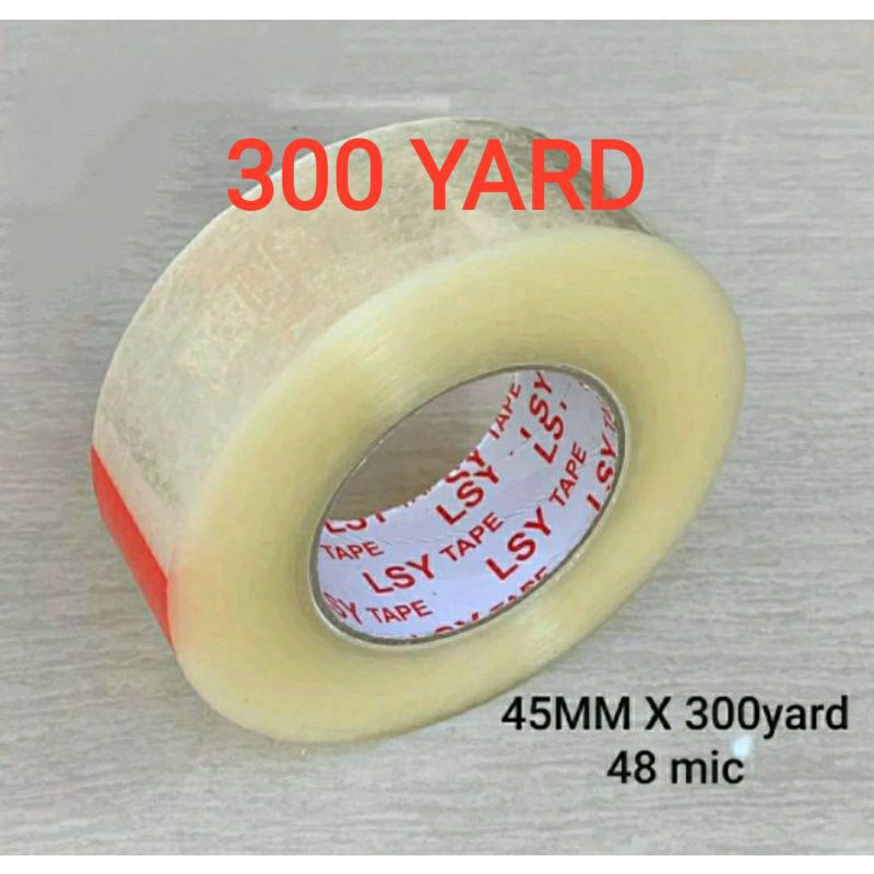 

Temrurah lakban 30p yard bening /Lakban jumbo 500 yard daimaru