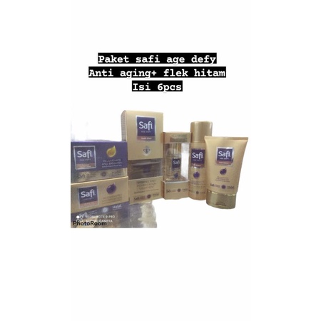 [PROMO]PAKET HEMAT SAFI AGE DEFY (ANTI AGING+FLEK HITAM)