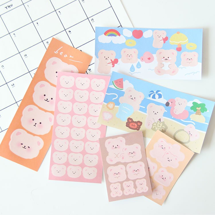 

Sticker Dekorasi Bear 003 Stiker Journal Scrapbook Paper