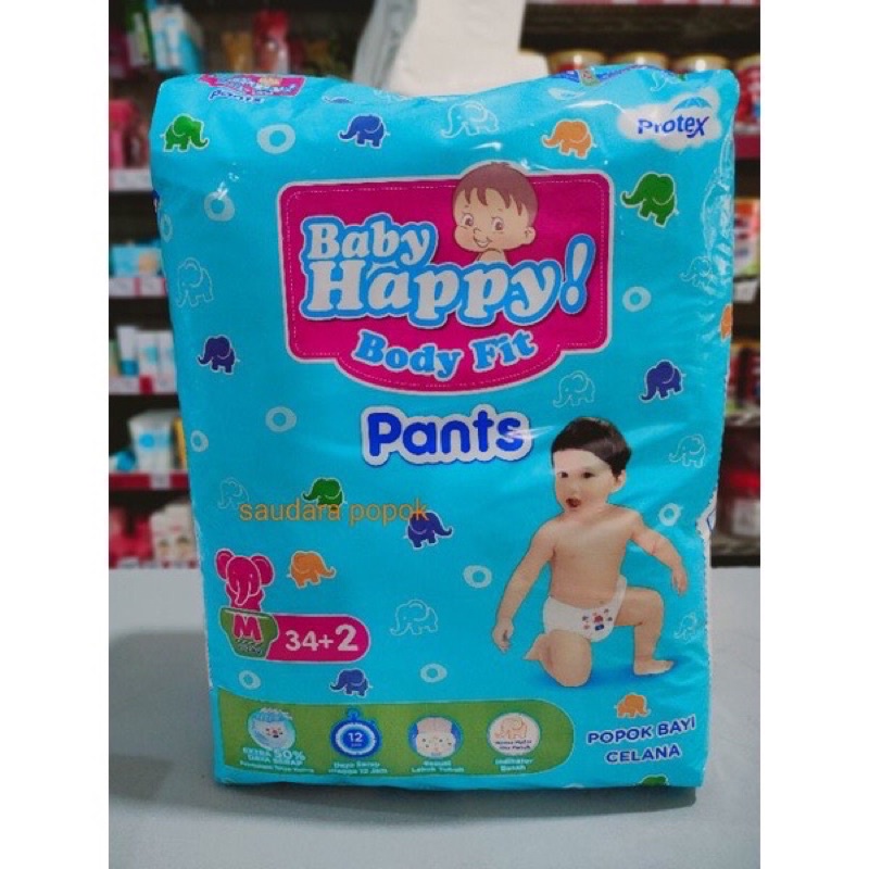 BABY HAPPY PANTS SATUAN REPACK SIZE M TERMURAH / POPOK TRAVELER