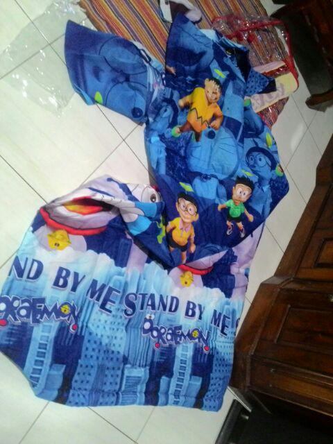 Fata - Bed Cover Set Motif New Doraemon Ukuran 120x200