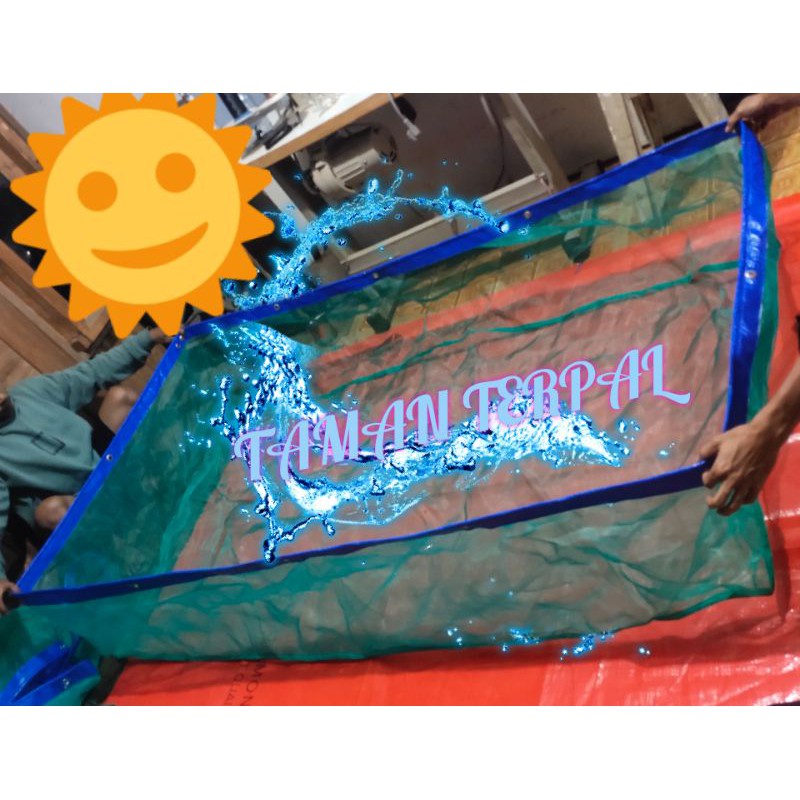 JARING KERAMBA IKAN hijau 2x1x0,6 3pcsJARING KOTAK/JARING IKAN/KERAMBA IKAN