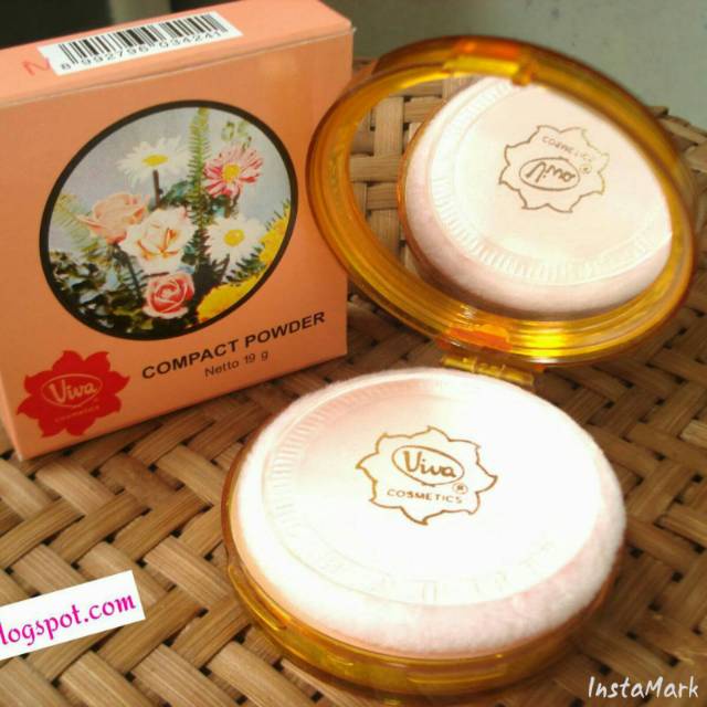 ✿ELYSABETHME✿ Viva bedak Compact bedak padat orange anti wajah berminyak two way cake TWC