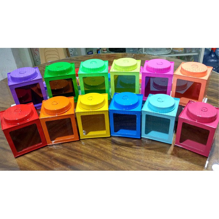 PROMO Kaleng Krupuk Mini/ Kaleng Kerupuk Mini/ Toples Kecil /Toples Kue (L)