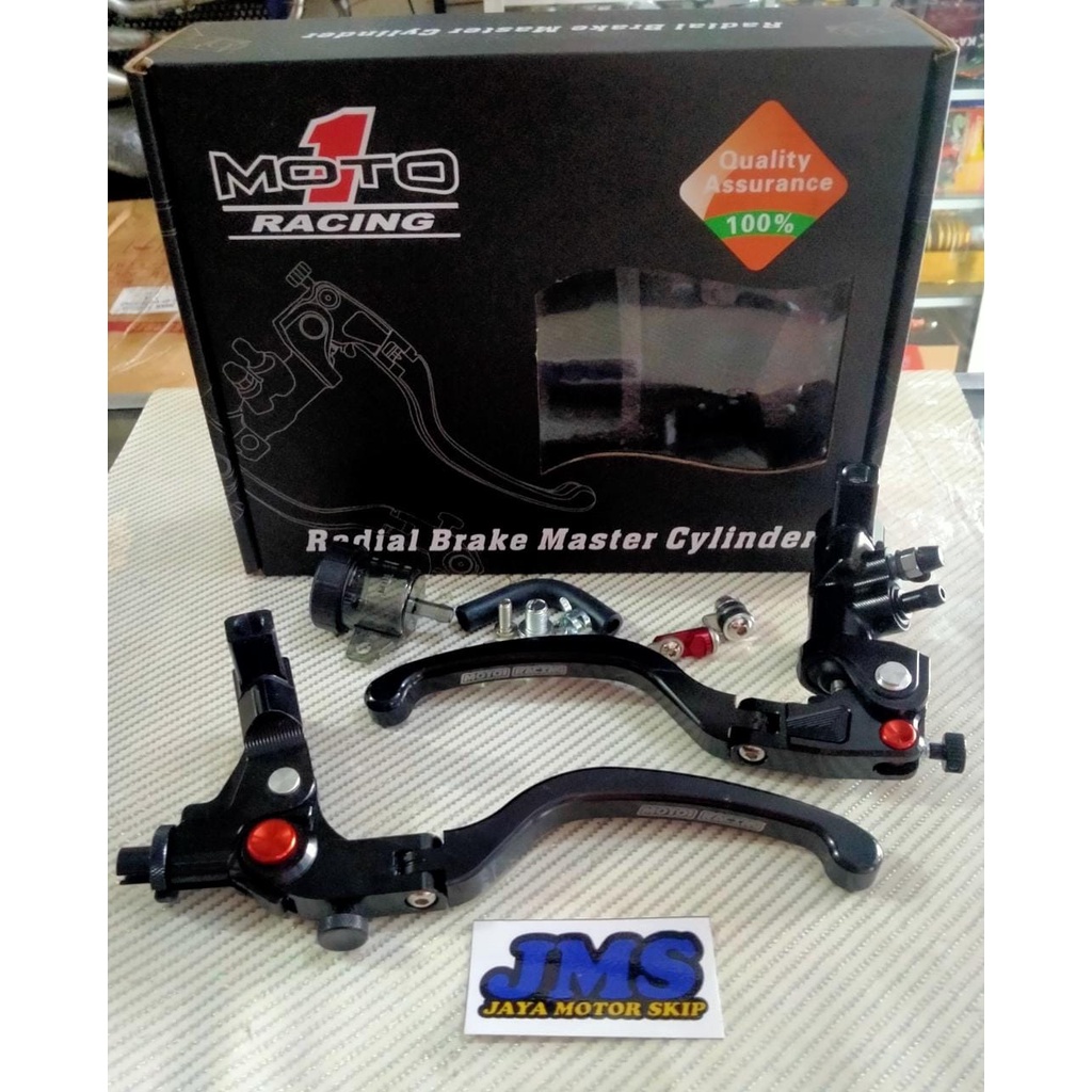 Master Rem Moto 1 Radial Black Set Kanan/Kiri
