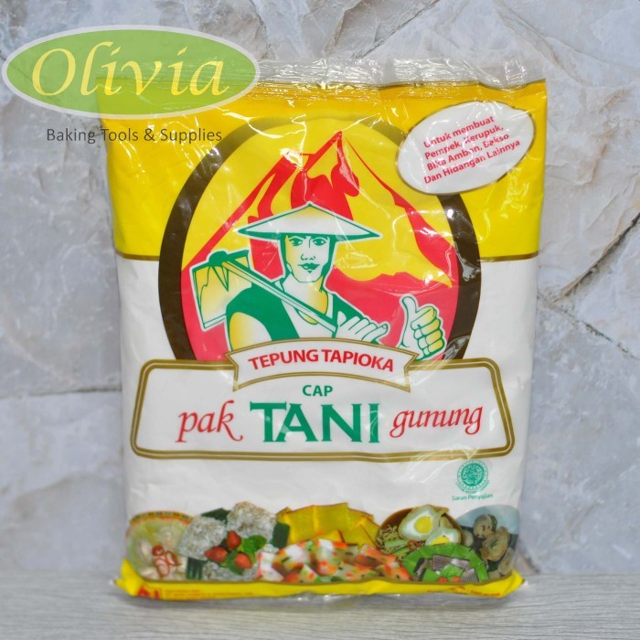 

cs777vv Tepung Tapioka / Sagu Cap Pak Tani Gunung 500Gr Da01D100