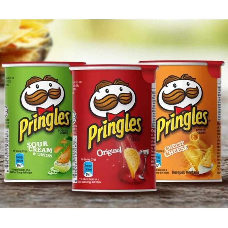 

Pringles Original/Sour Cream Onion/Cheesy Cheese 42gr