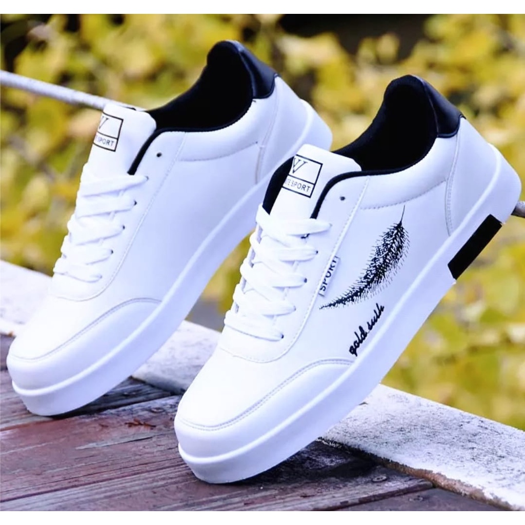 Senji Sepatu casual sneakers ss senji daun