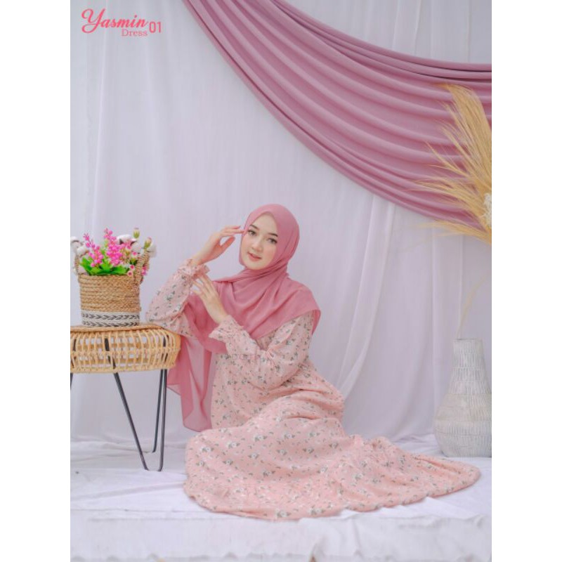 [D'OLEA DRESS] GAMIS YASMIN DRESS BY D'OLEA 01-04